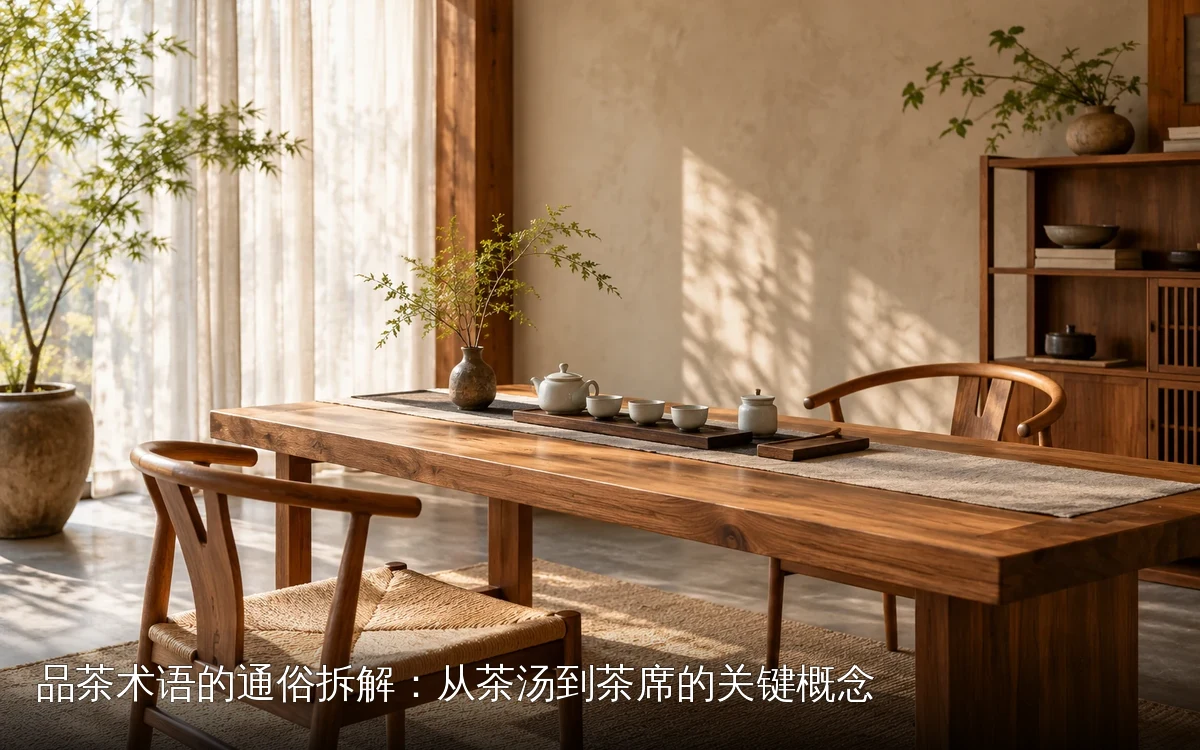 品茶术语的通俗拆解：从茶汤到茶席的关键概念